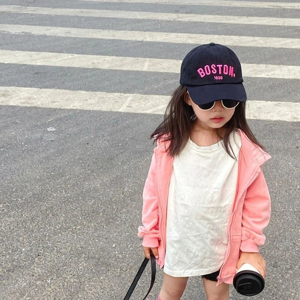 Kids Letter Baseball Cap